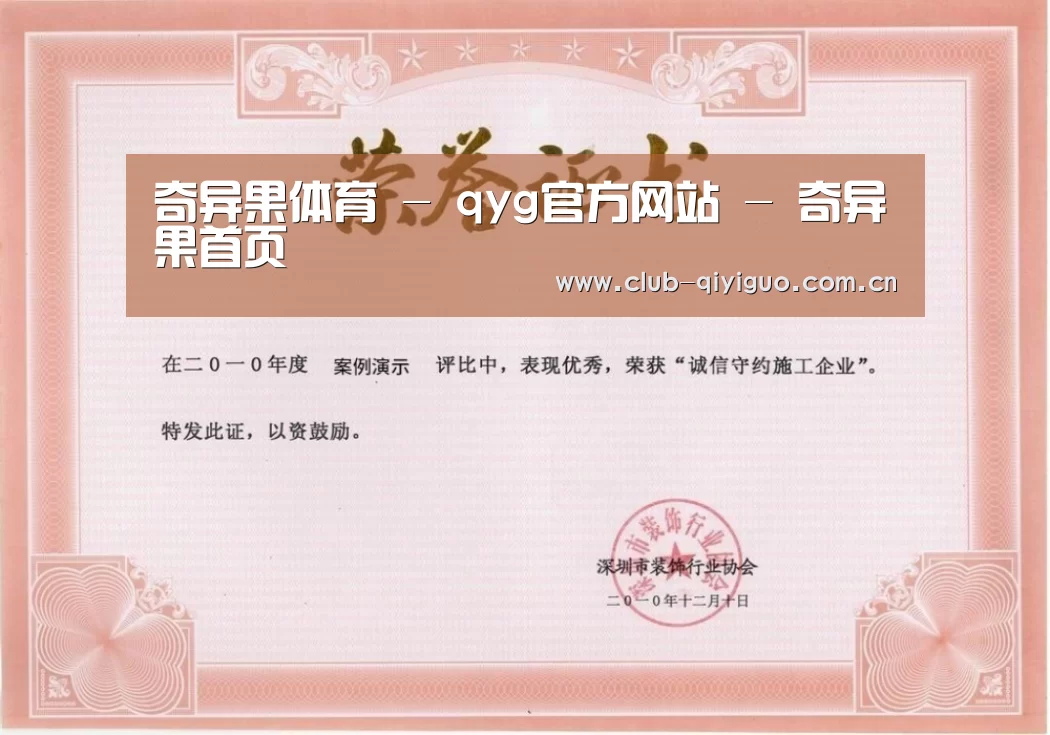 荣誉证书二(图1)